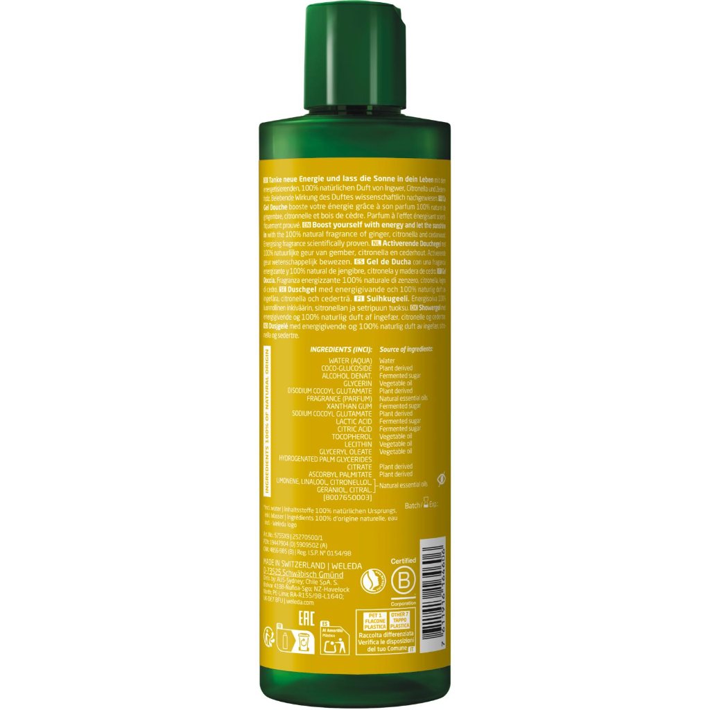 WELEDA Energy Shower Gel Ingwer