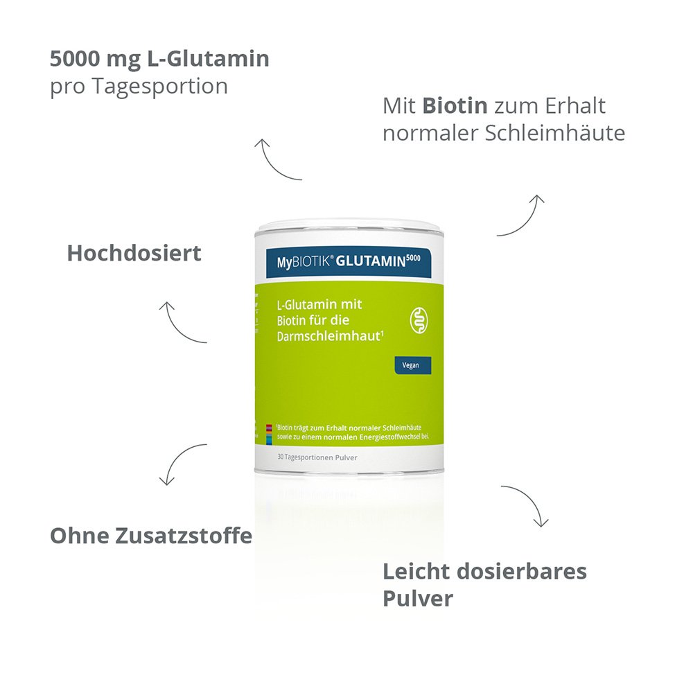MYBIOTIK GLUTAMIN 5000 Pulver