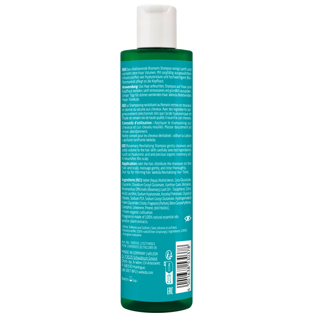 WELEDA Rosmarin Revitalising Shampoo