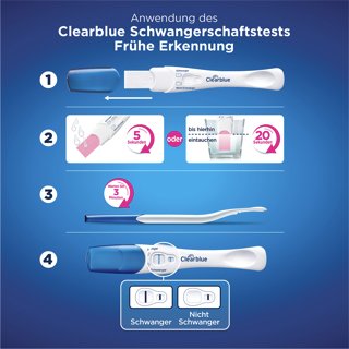 CLEARBLUE Schwangerschaftstest Kombipack Urin