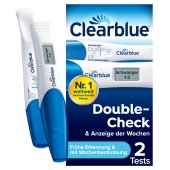 Clearblue Schwangerschaftstest FRÜHE ERKENNUNG und MIT WOCHENBESTIMMUNG Kombipack 2er