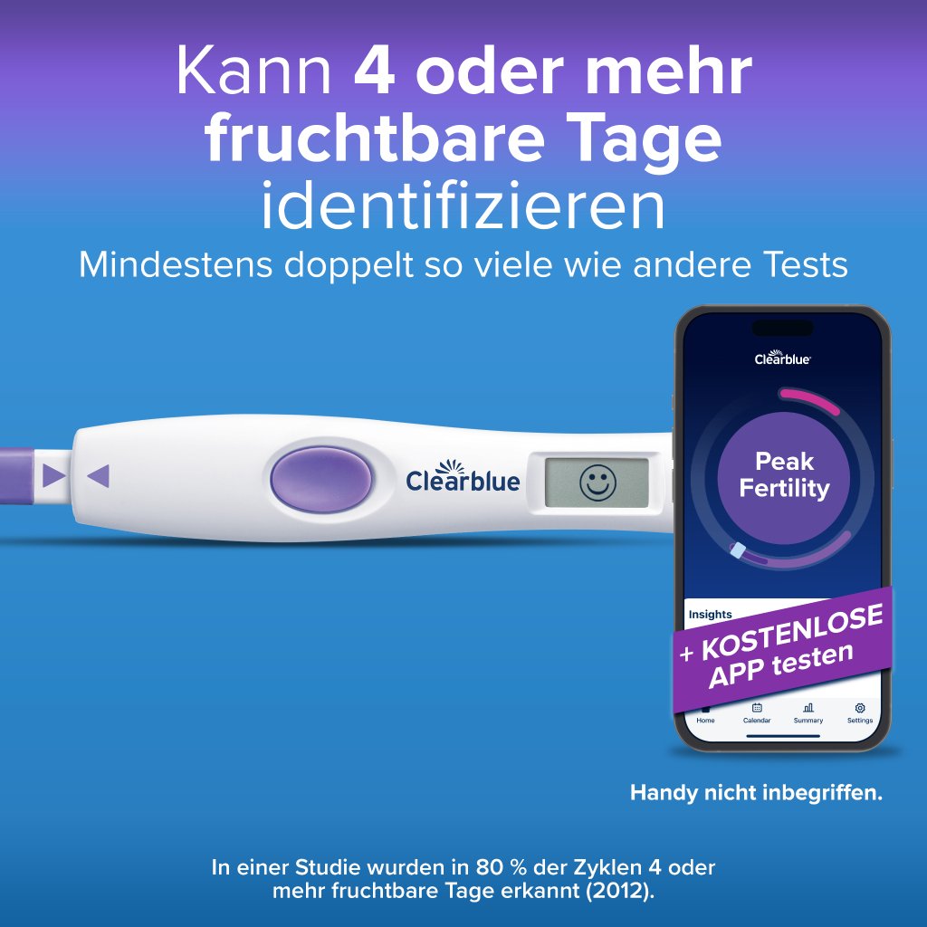 CLEARBLUE Ovulation u.Schwangerschaftstest Kombip.