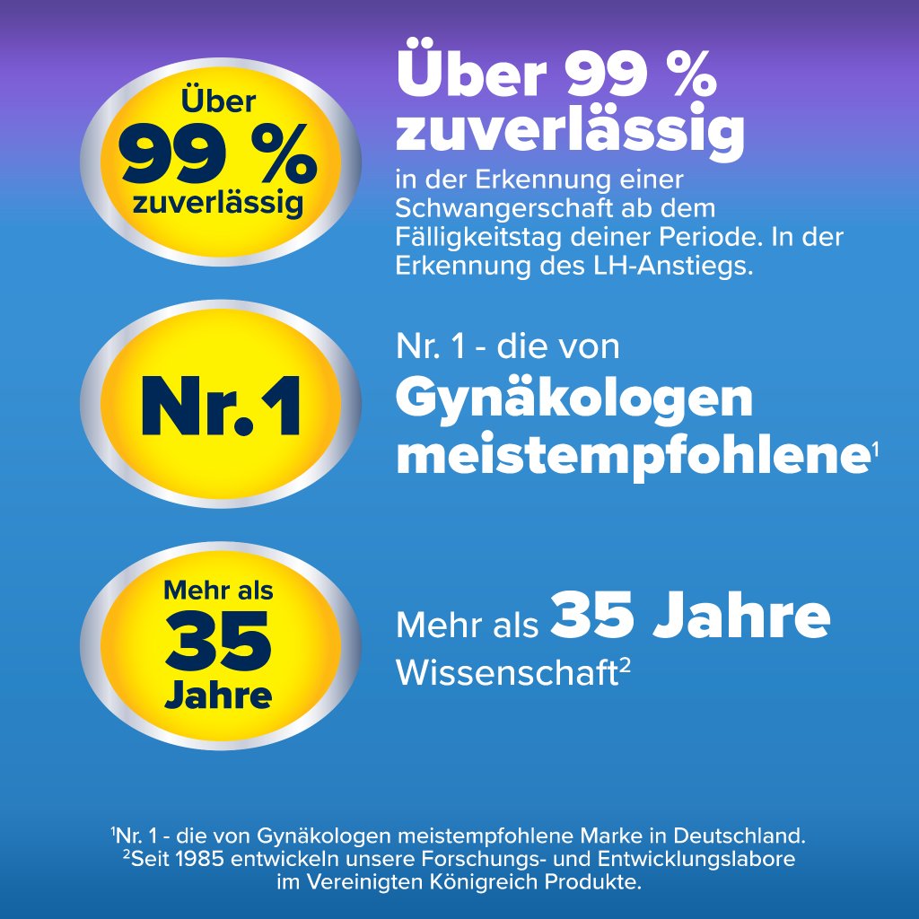 CLEARBLUE Ovulation u.Schwangerschaftstest Kombip.