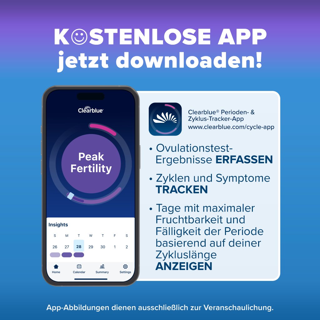 CLEARBLUE Ovulation u.Schwangerschaftstest Kombip.