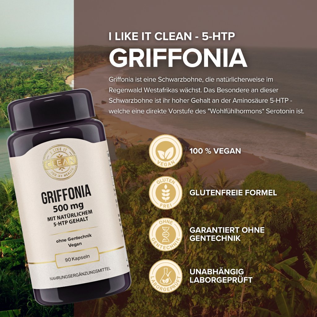 i like it clean Griffonia 150 mg 5-HTP