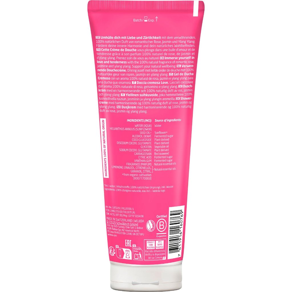 WELEDA Love Shower Cream Rose