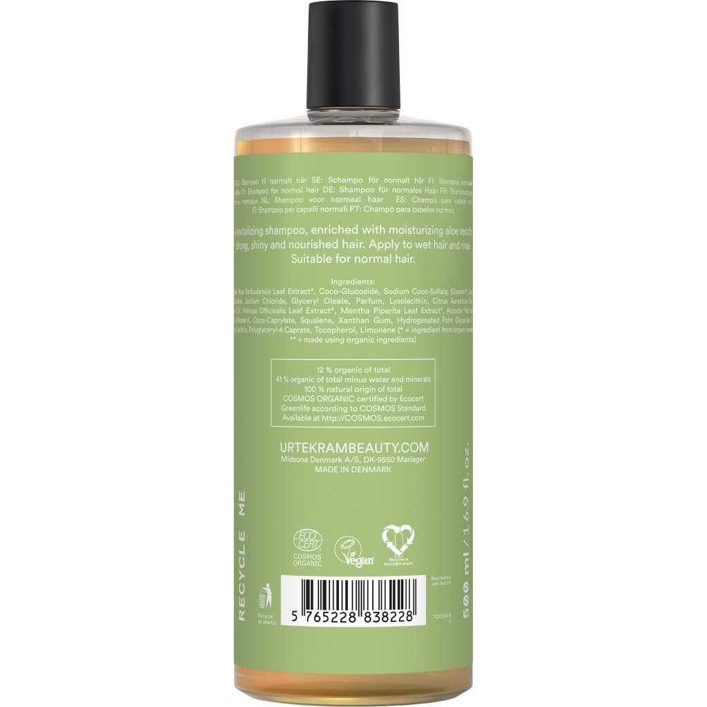 Revitalisierendes Shampoo mit Aloe Vera für normales Haar