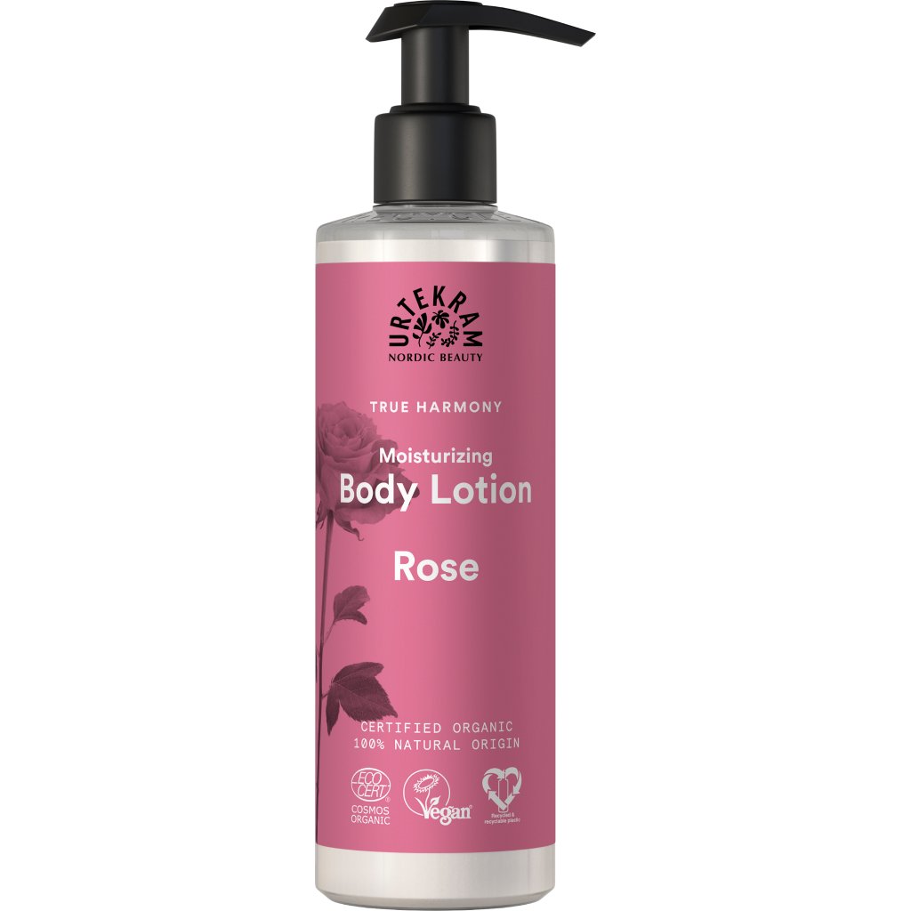 Feuchtigkeitsspendende Körperlotion mit Rose