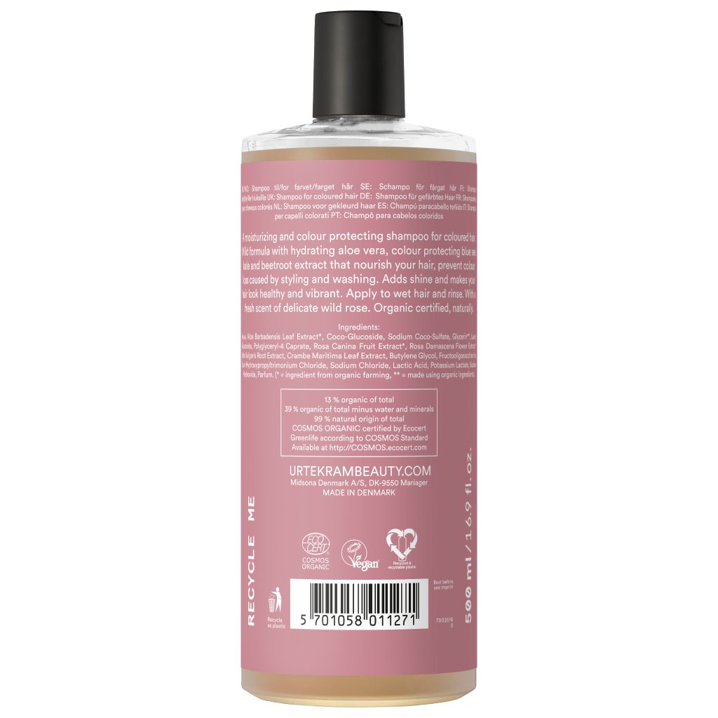 Farbschutz-Shampoo mit dem verwöhnenden Duft nach Wildrosen