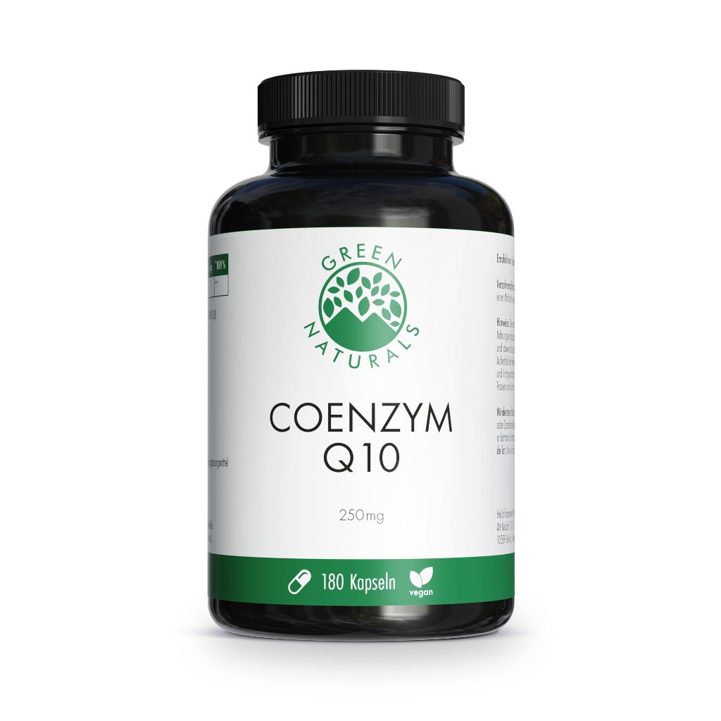 GREEN NATURALS Coenzym Q10 250 mg vegan hochdosiert