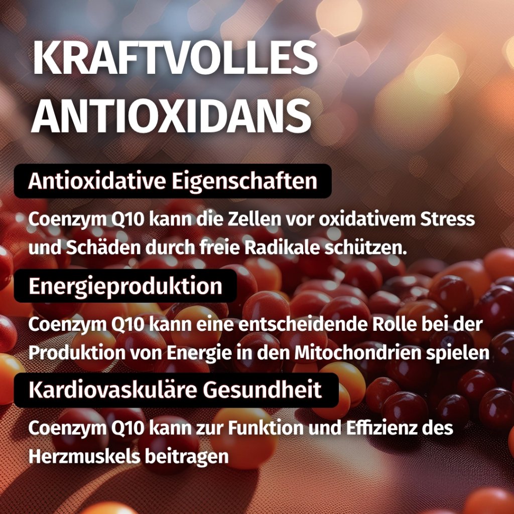 GREEN NATURALS Coenzym Q10 250 mg vegan hochdosiert