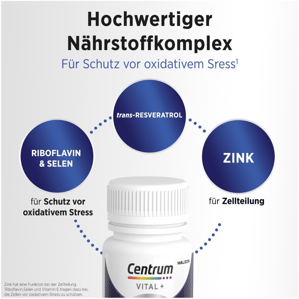 CENTRUM Vital+ Antiox Zellschutz Kapseln