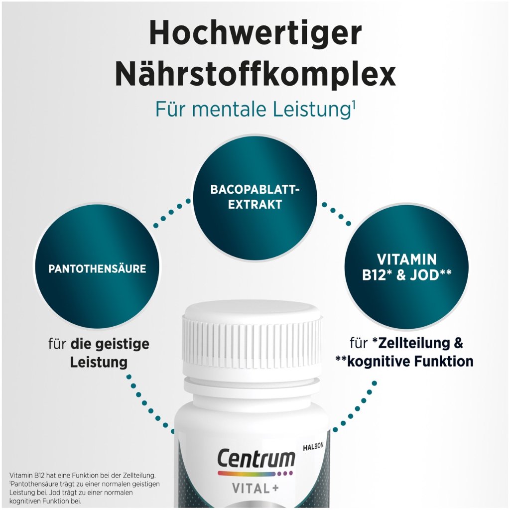 CENTRUM Vital+ Mentale Leistung Kapseln