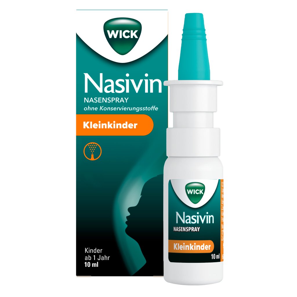 WICK Nasivin Nasenspray oK Kleinkinder 0,25 mg/ml