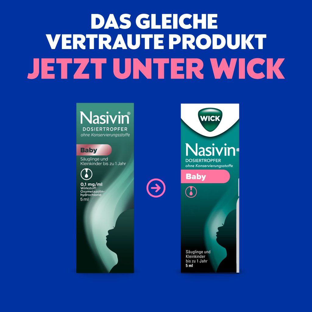 WICK Nasivin Dosiertropfer oK Baby 0,1 mg/ml NTR