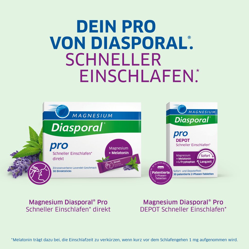 Magnesium Diasporal® Pro DEPOT Einschlafen* und Erholen**