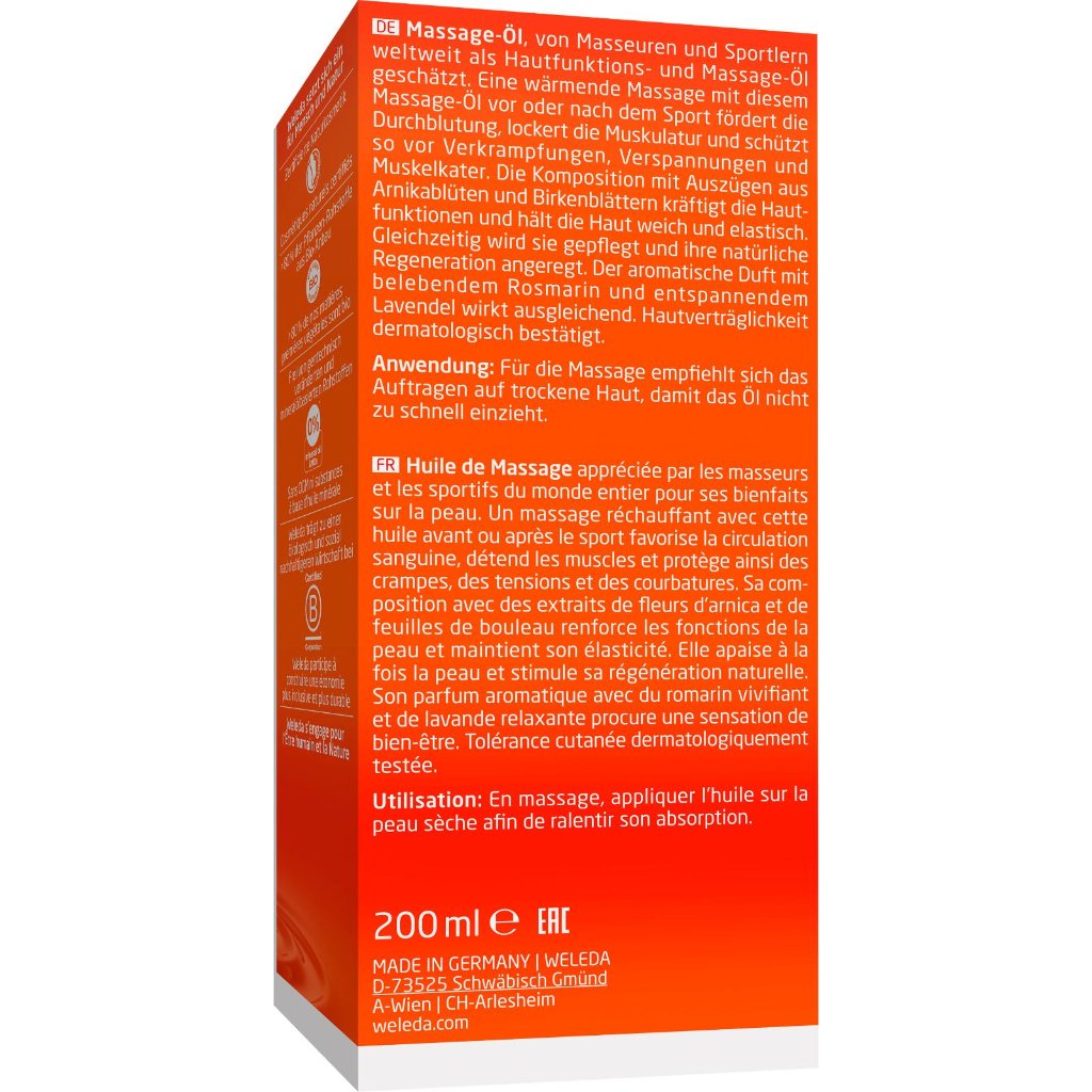 WELEDA Sport Massage-Öl Arnika