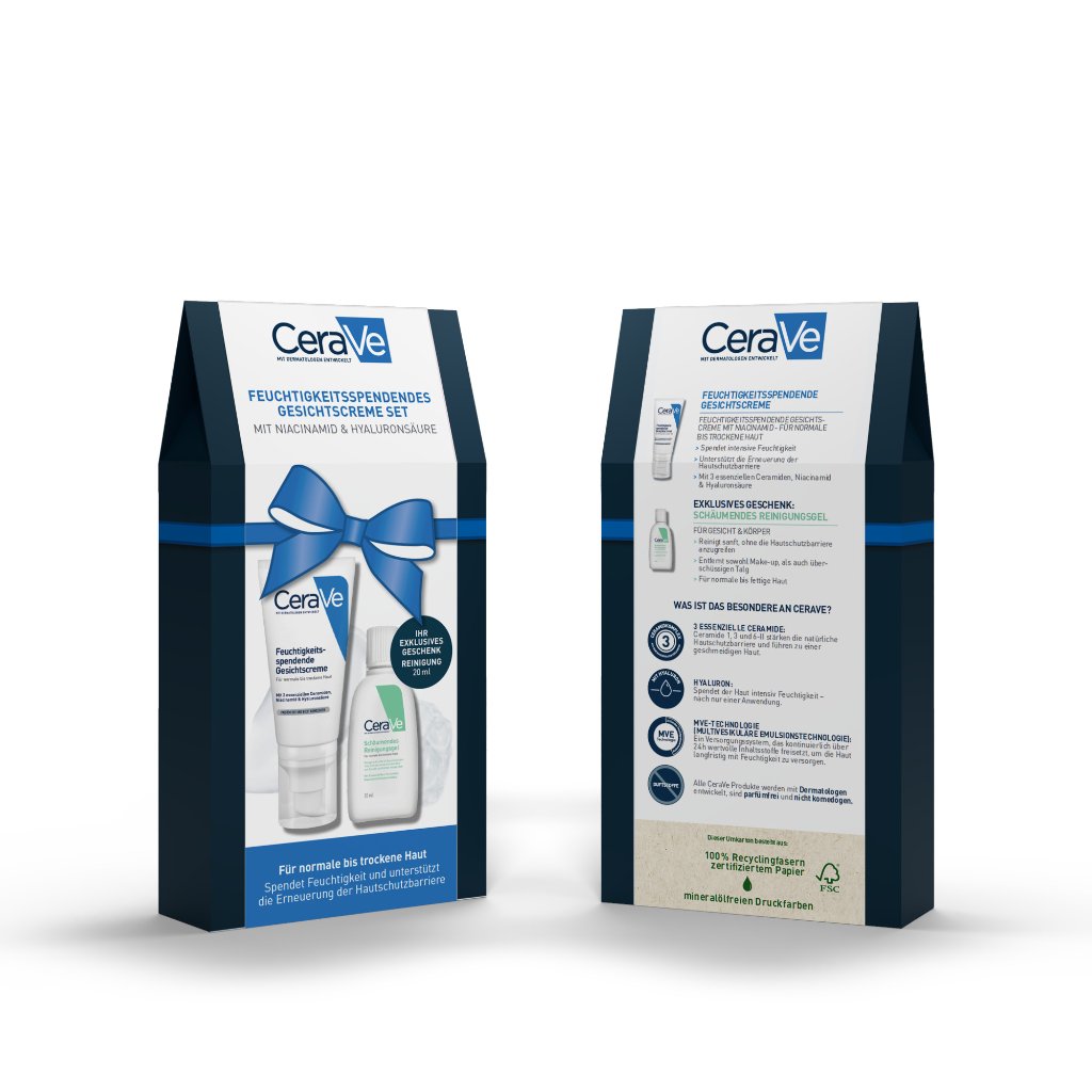 Weihnachtsset: Feucht. Gesichtscreme + Reinigungsgel