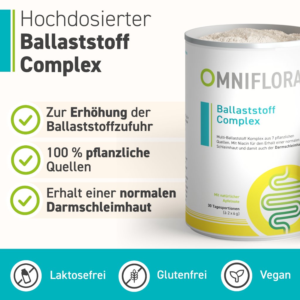 OMNIFLORA® Ballaststoff Complex mit Niacin und glutenfrei