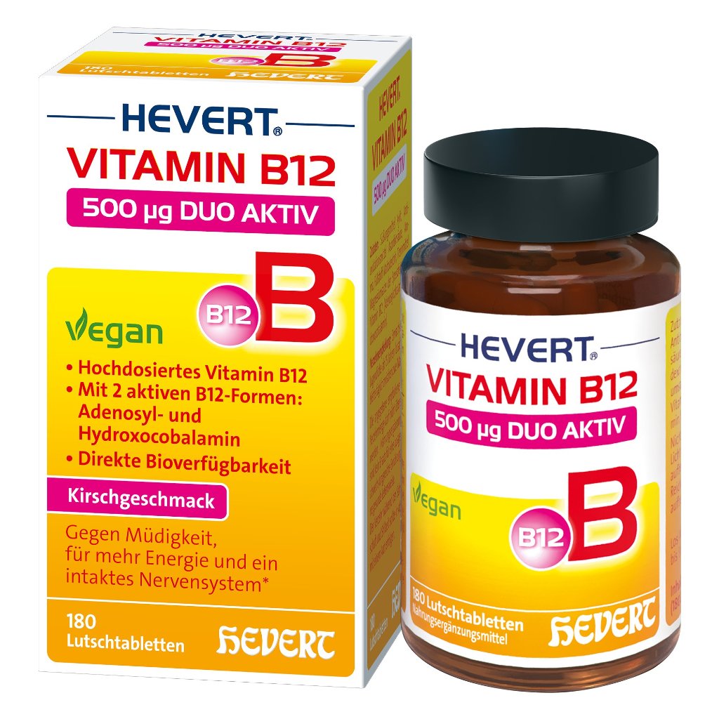 Vitamin B12 Hevert 500 µg Duo Aktiv