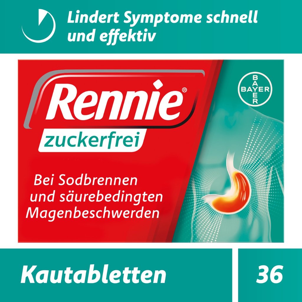 RENNIE zuckerfrei Kautabletten