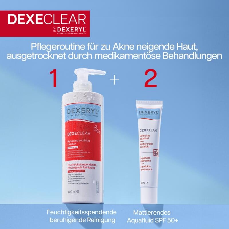 DEXECLEAR FEUCHTIGKEITSSPENDENDE, BERUHIGENDE REINGIGUNG