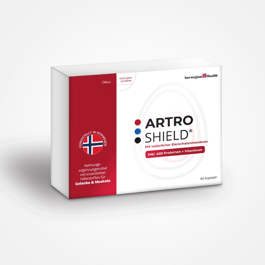 ARTROSHIELD mit Eierschalenmembran für Gelenke u. Muskeln