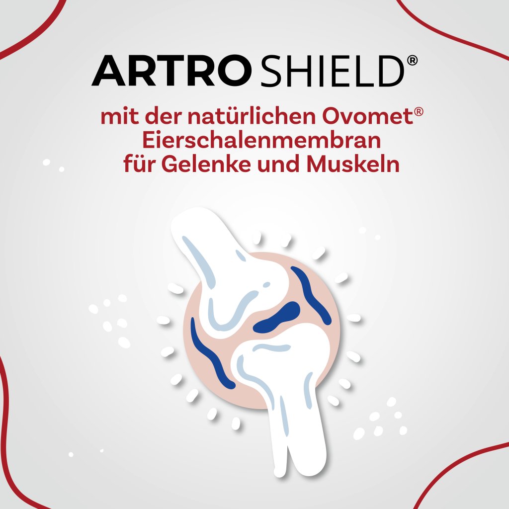 ARTROSHIELD mit Eierschalenmembran für Gelenke u. Muskeln