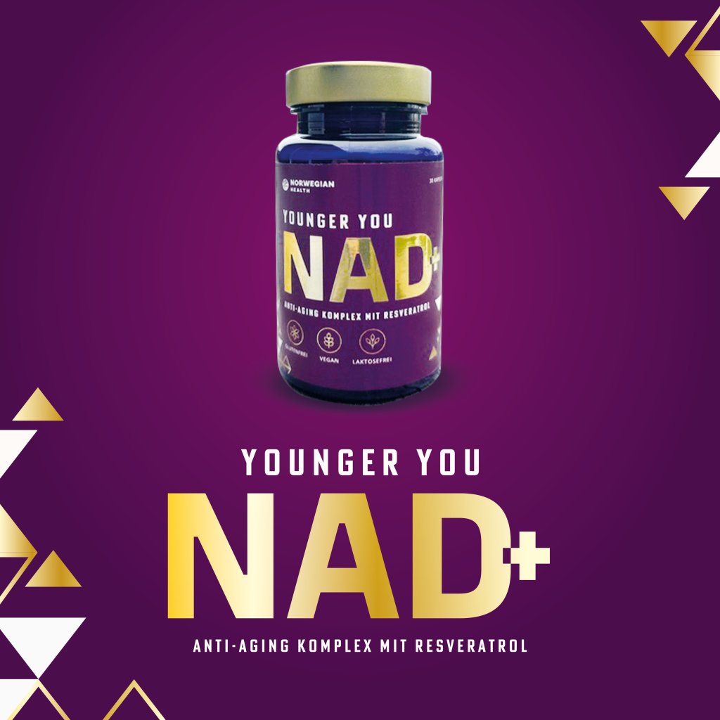 NAD+ YOUNGER YOU Anti-Aging-Komplex mit Resveratrol