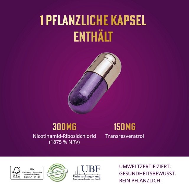 NAD+ YOUNGER YOU Anti-Aging-Komplex mit Resveratrol