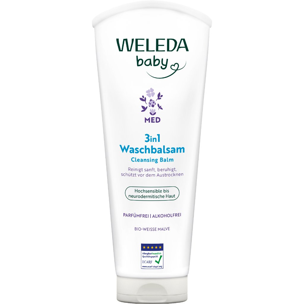 Weleda Baby Derma Waschbalsam Weiße Malve