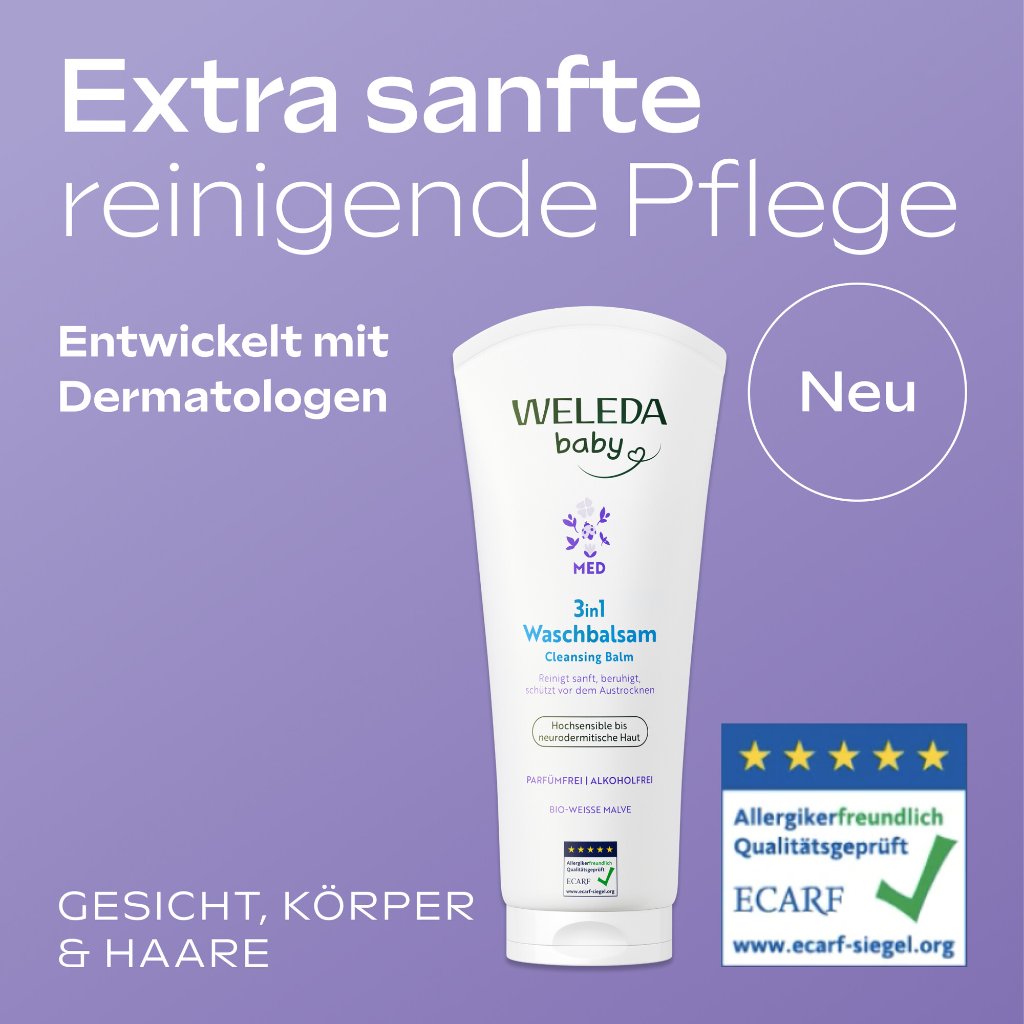 Weleda Baby Derma Waschbalsam Weiße Malve