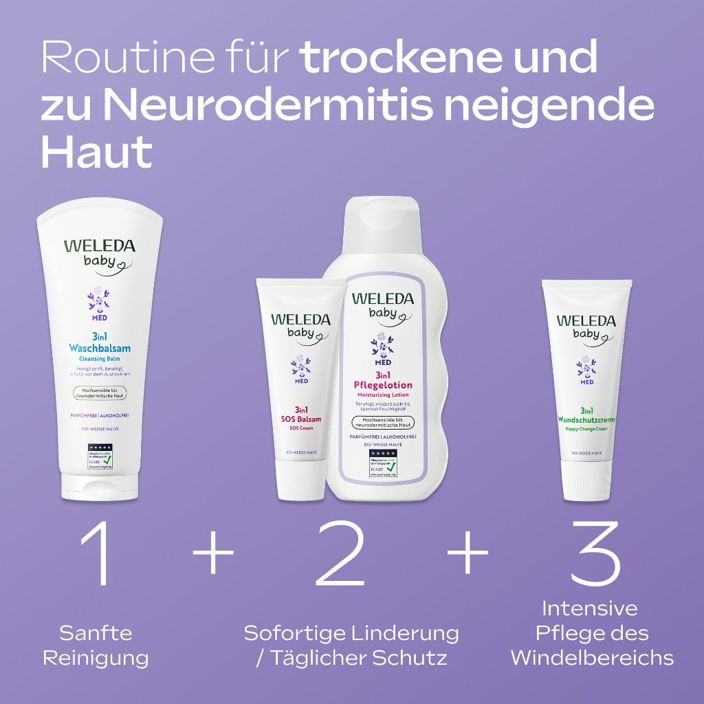 Weleda Baby Derma Waschbalsam Weiße Malve