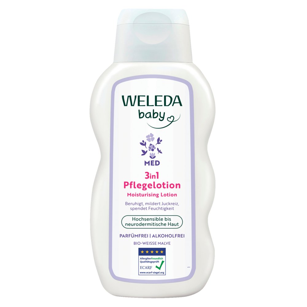 WELEDA 3in1 Pflegelotion weiße Malve