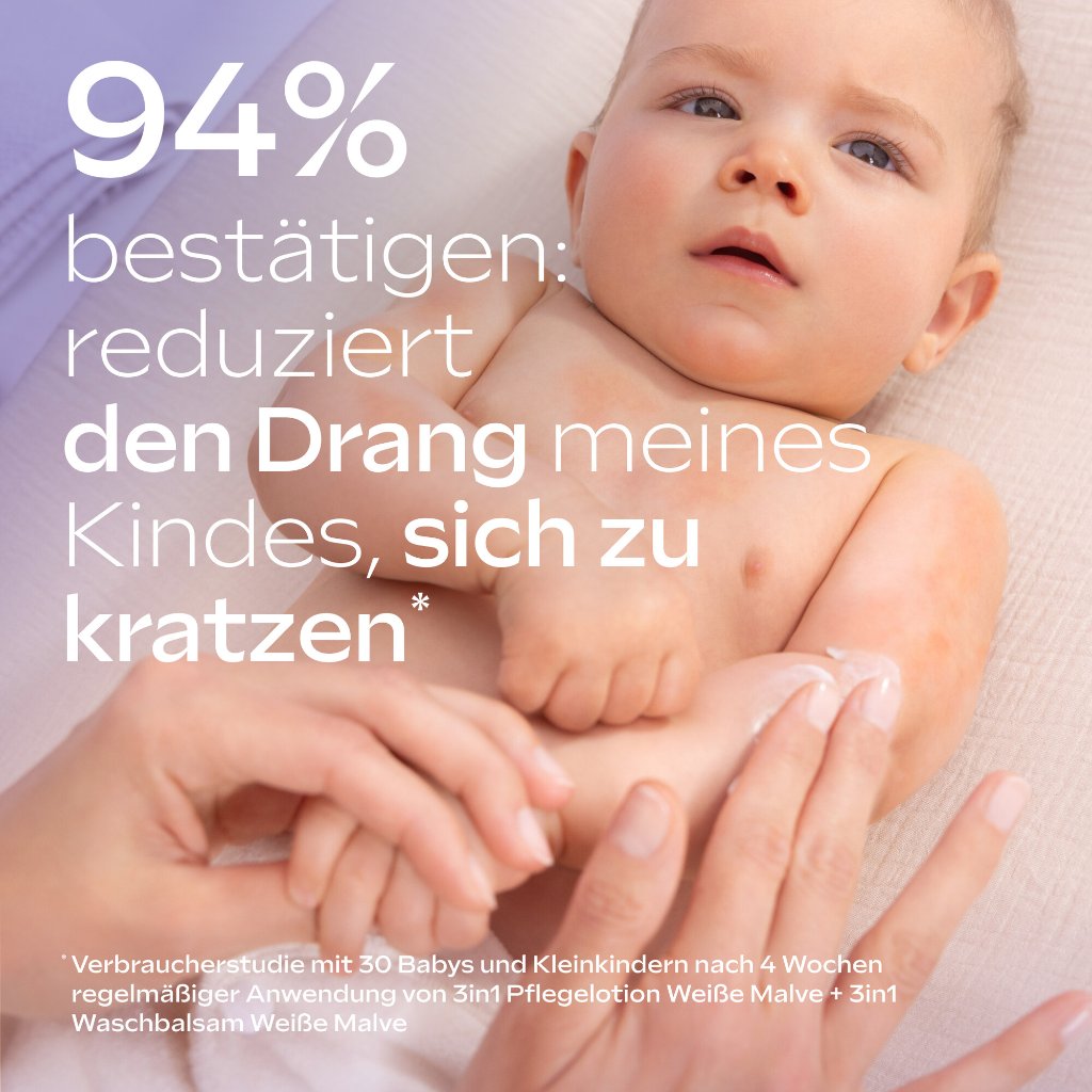 Weleda Baby Derma 3in1 Pflegelotion Weiße Malve