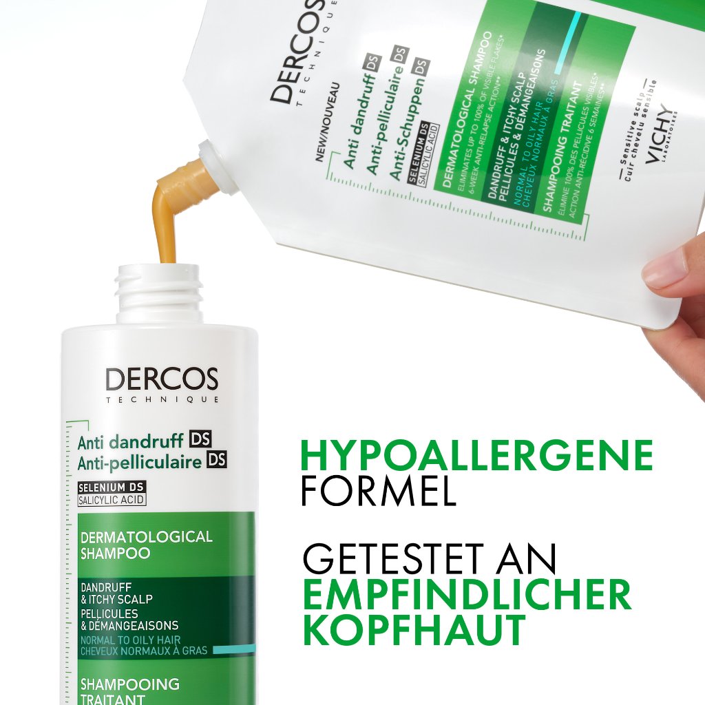 Dercos Anti-Schuppen Shampoo fettige Kopfhaut Nachfüllpack