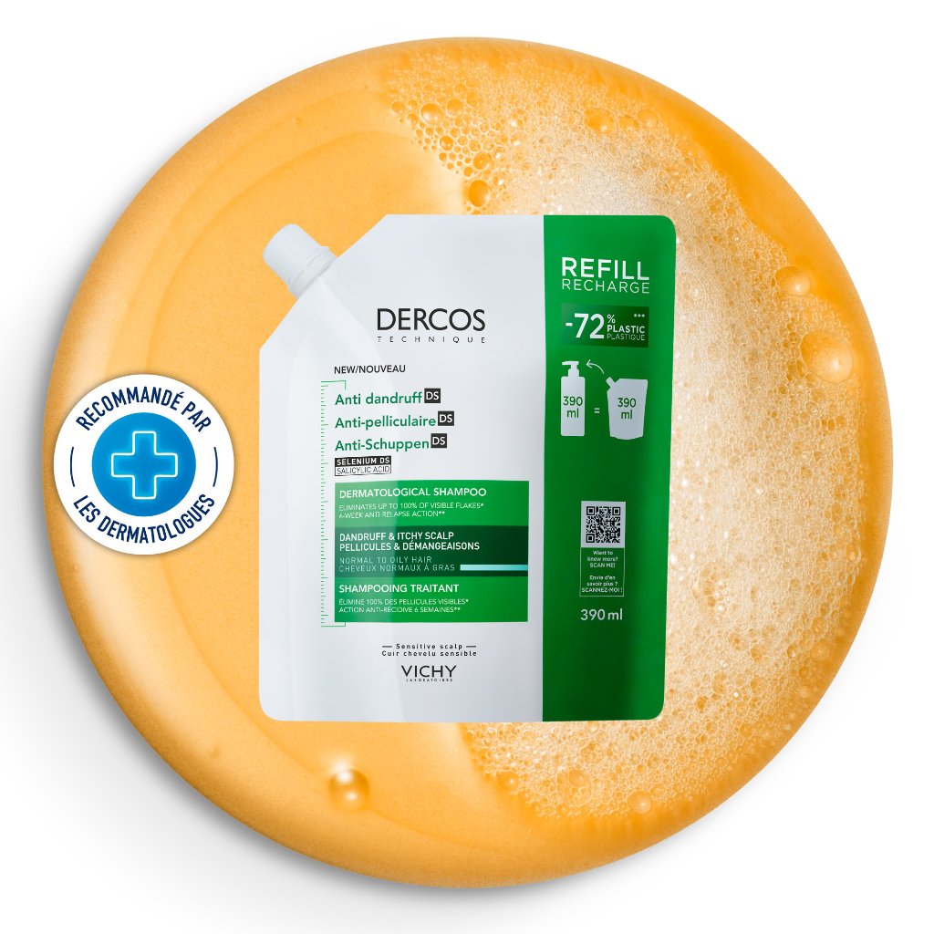 Dercos Anti-Schuppen Shampoo fettige Kopfhaut Nachfüllpack
