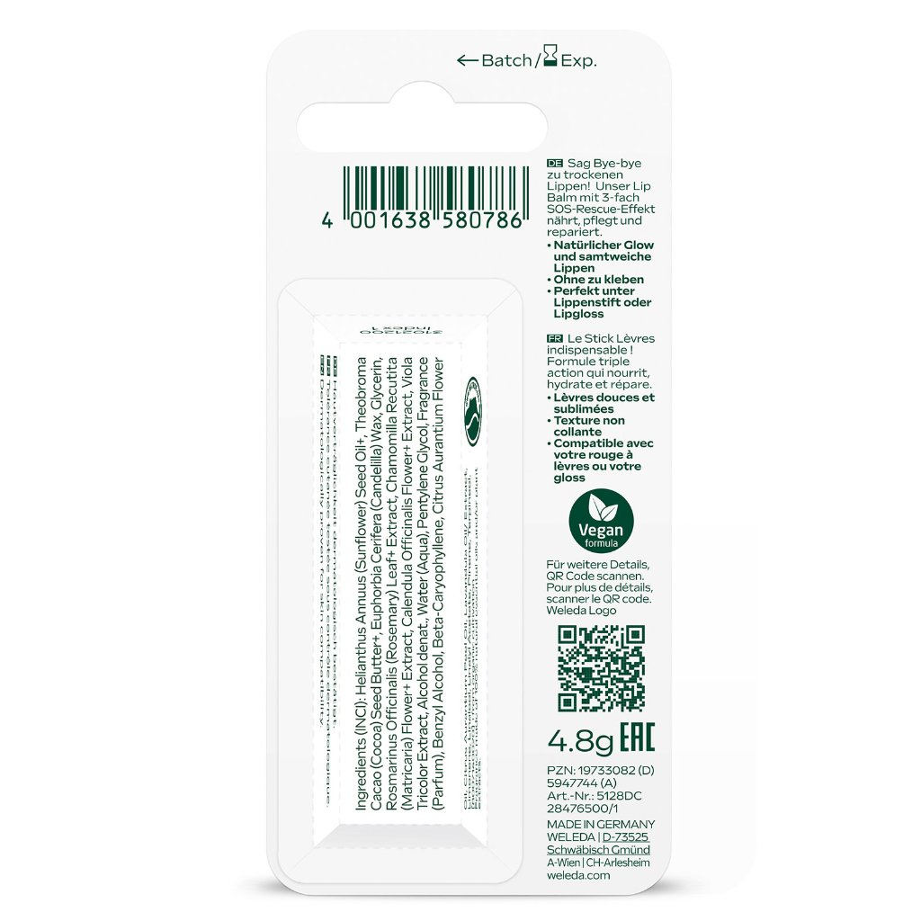 WELEDA Skin Food Lip Balm mit Karton