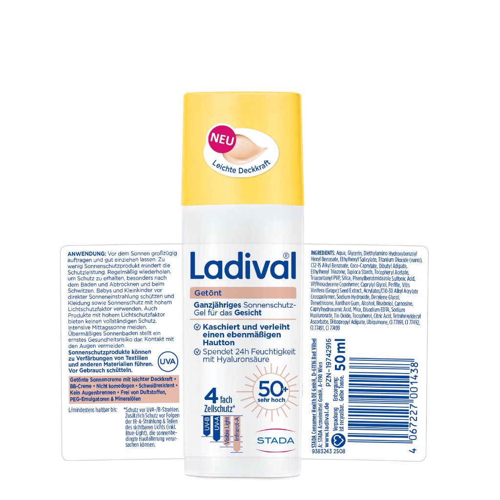 Ladival® Getönt Sonnencreme und Pflege Gesicht LSF 50+ 50ml Sonnencreme