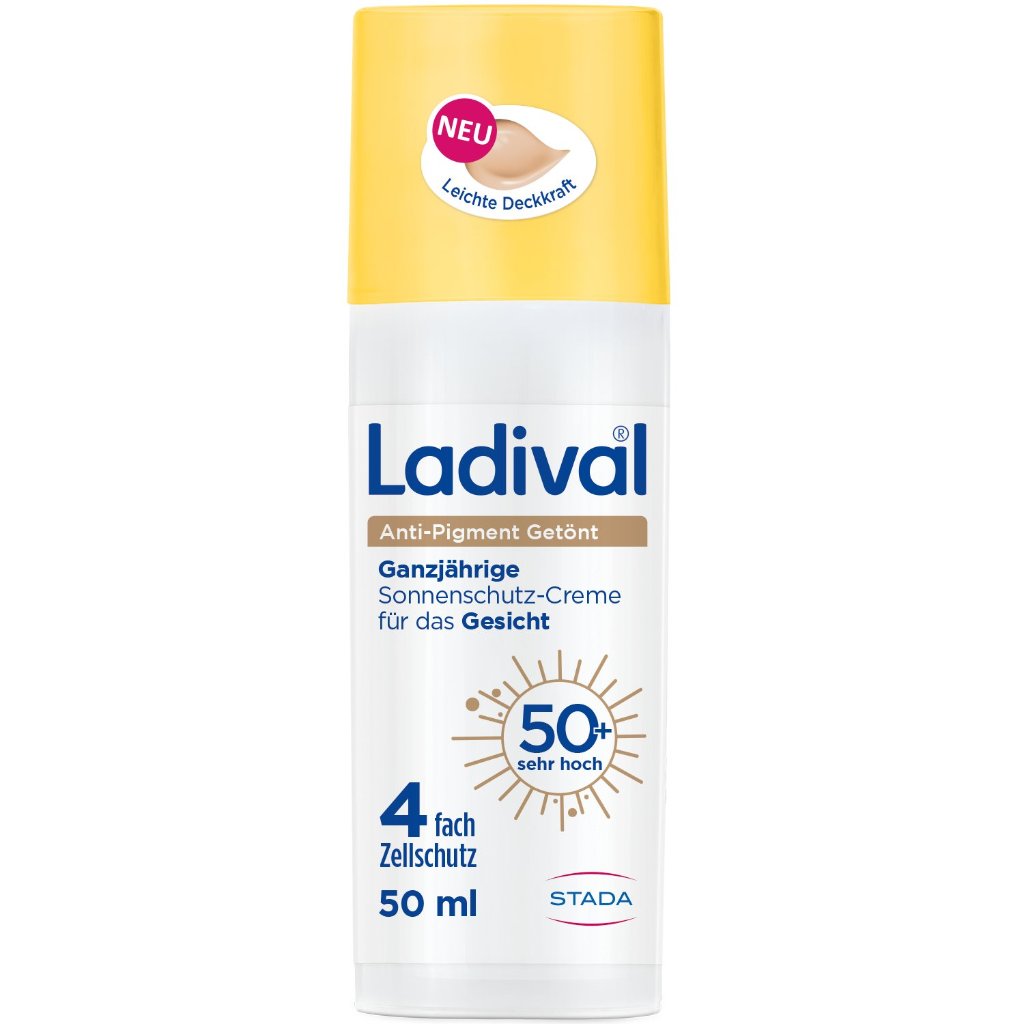 Ladival® Anti-Pigment Getönt Sonnenschutz-Creme Gesicht LSF 50+ 50ml Sonnencreme