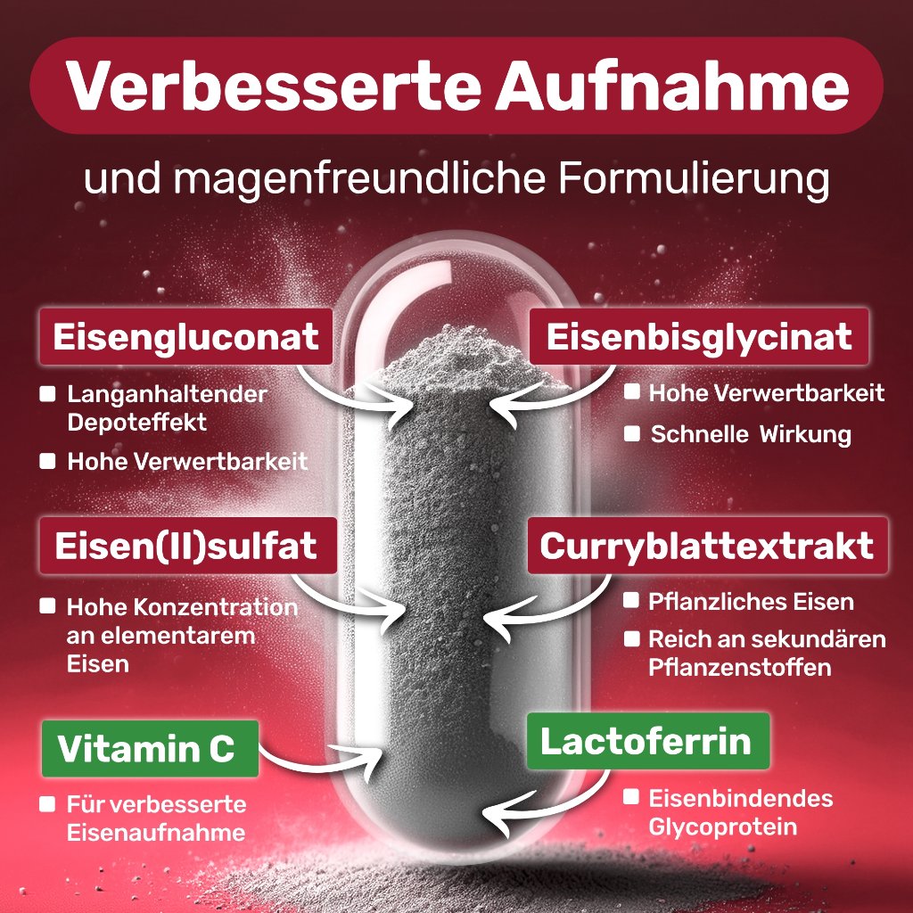 GLYCOWOHL Eisen-Komplex duodenal 40 mg+Vit.C Kaps.