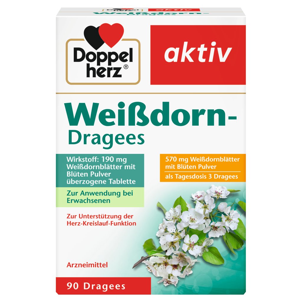 Doppelherz Weißdorn-Dragees