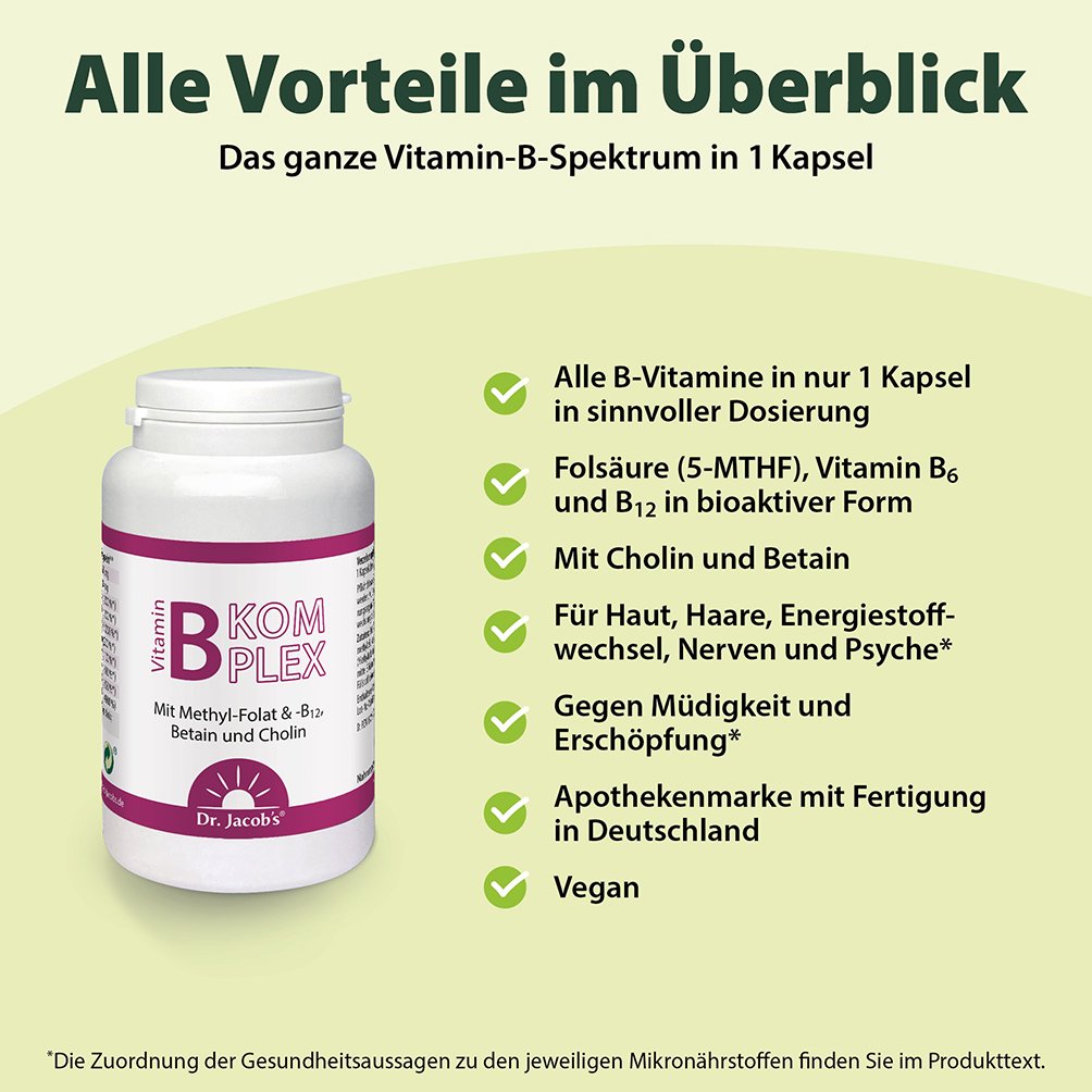 VITAMIN B KOMPLEX Dr Jacob's Kapseln