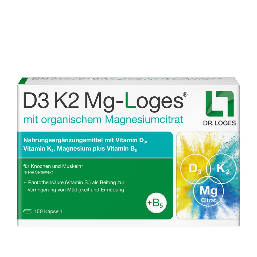 D3 K2 MG-Loges Kapseln