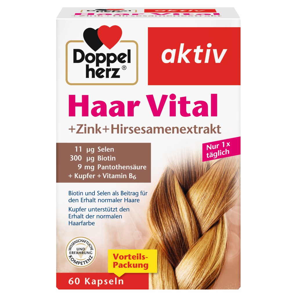 Doppelherz Haar Vital + Zink + Hirsesamenextrakt
