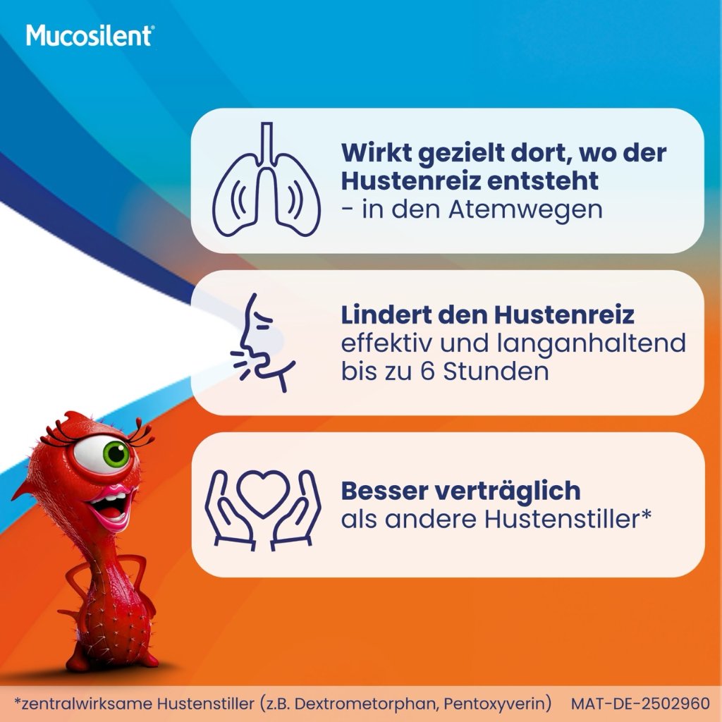 MUCOSILENT gg.Reizhust.Levodropropizin 6mg/ml Saft
