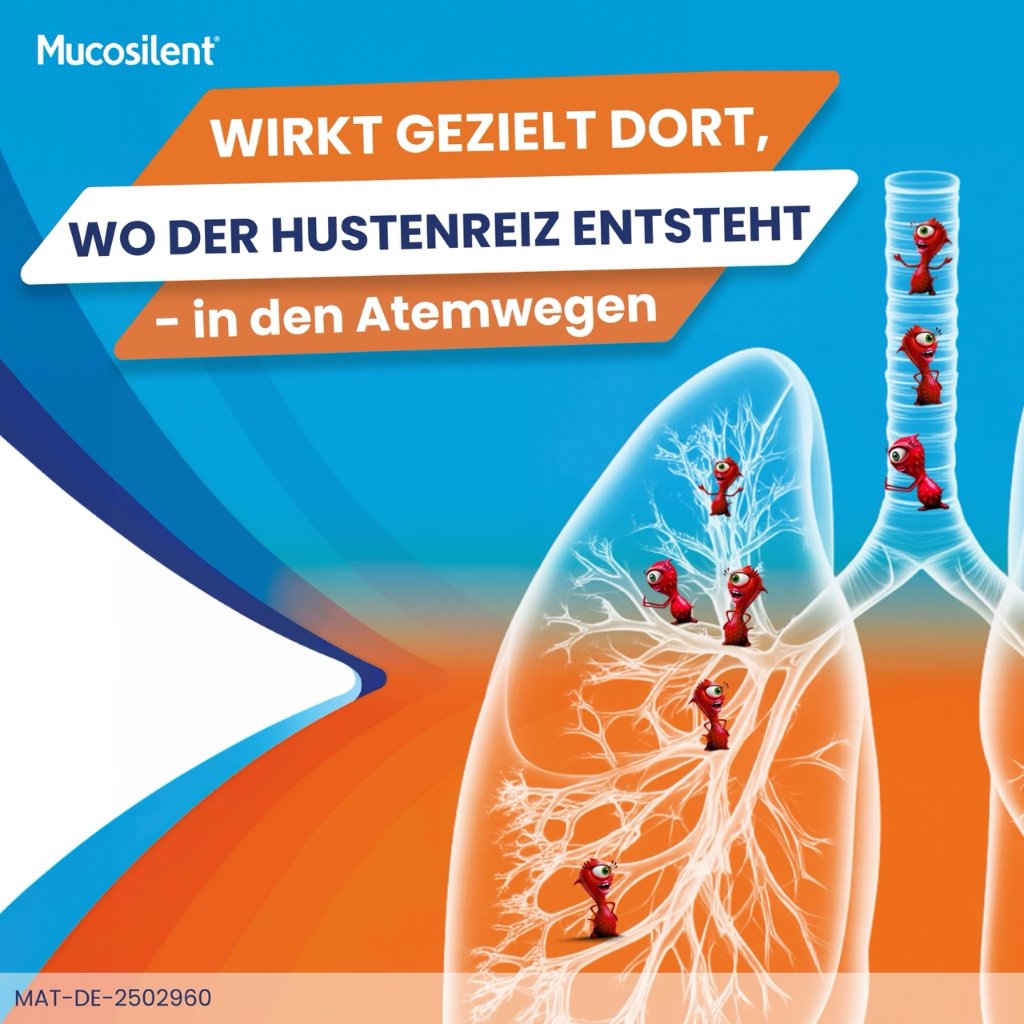 Mucosilent® gegen Reizhusten, Hustenstiller, 100 ml