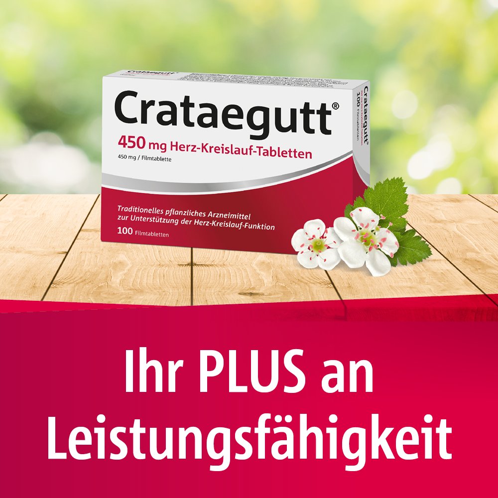 CRATAEGUTT 450 mg Herz-Kreislauf-Tabletten