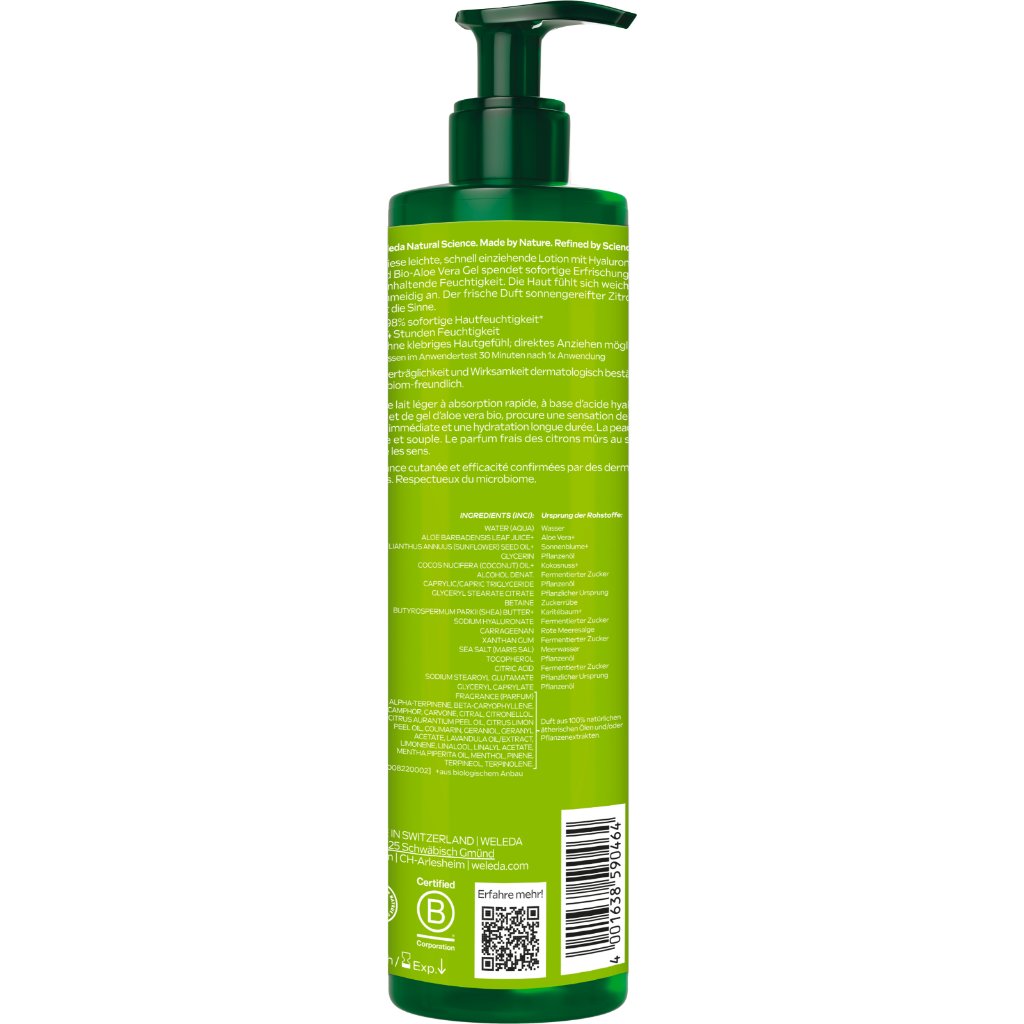 Weleda Hydrating Bodylotion – Pflegt und spendet Feuchtigkeit sanft