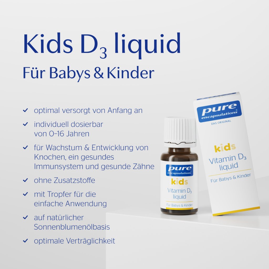 PURE ENCAPSULATIONS Kids Vitamin D3 liquid